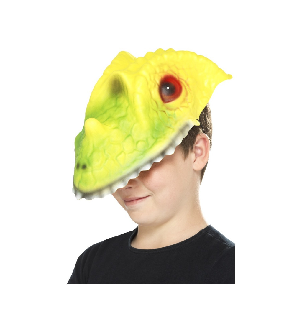 Plastická party maska Krokodýl