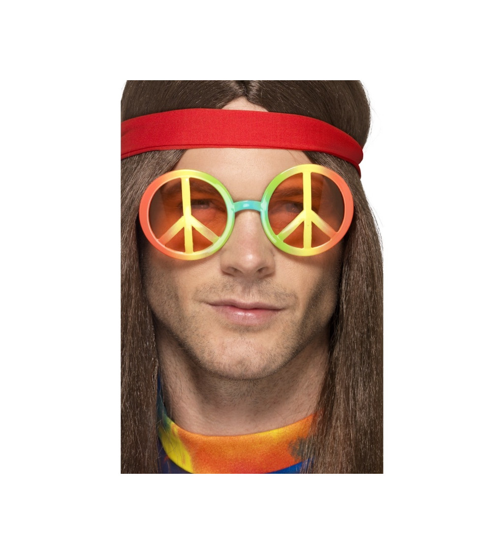 Hippie brýle se nakem míru II