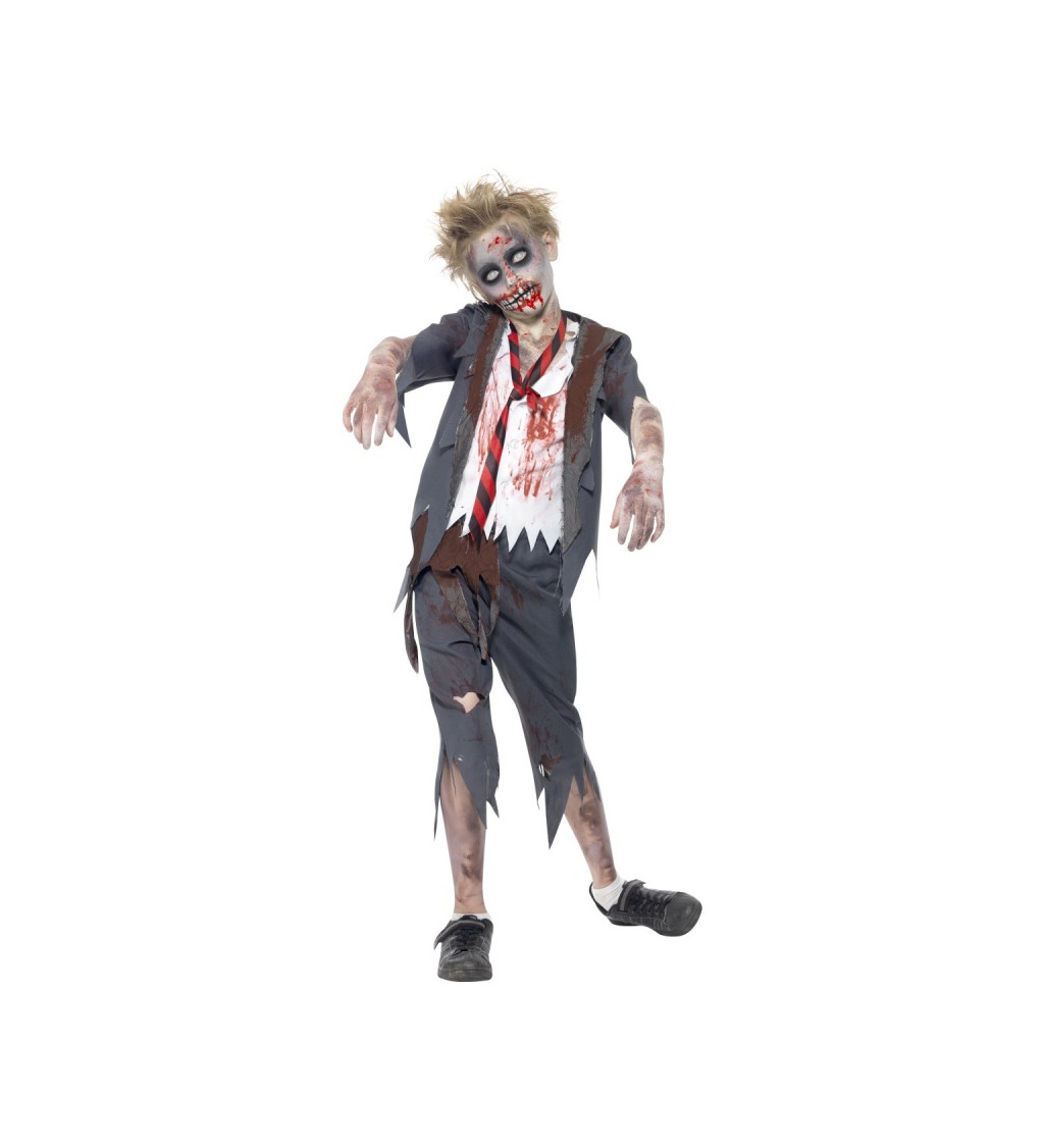 Dětský kostým "Zombie školák"
