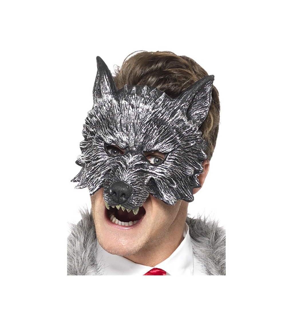 Maska Vlkodlak - na půl obličeje II