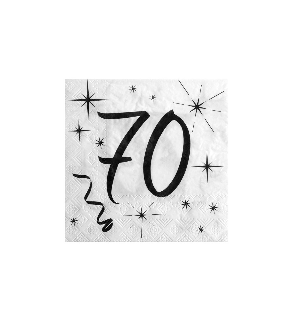 Ubrousky narozeninové - 70 let