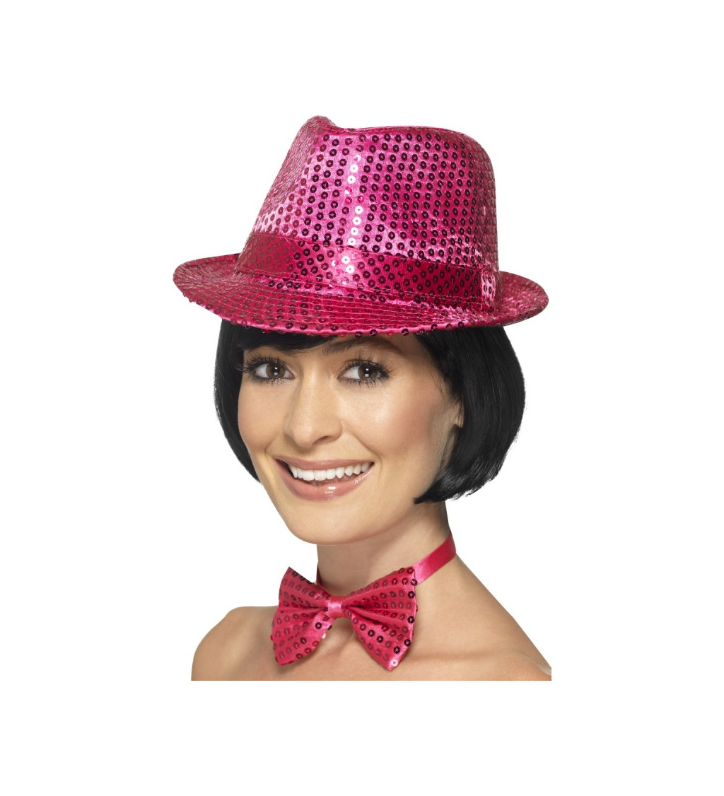 Disco klobouček - růžový