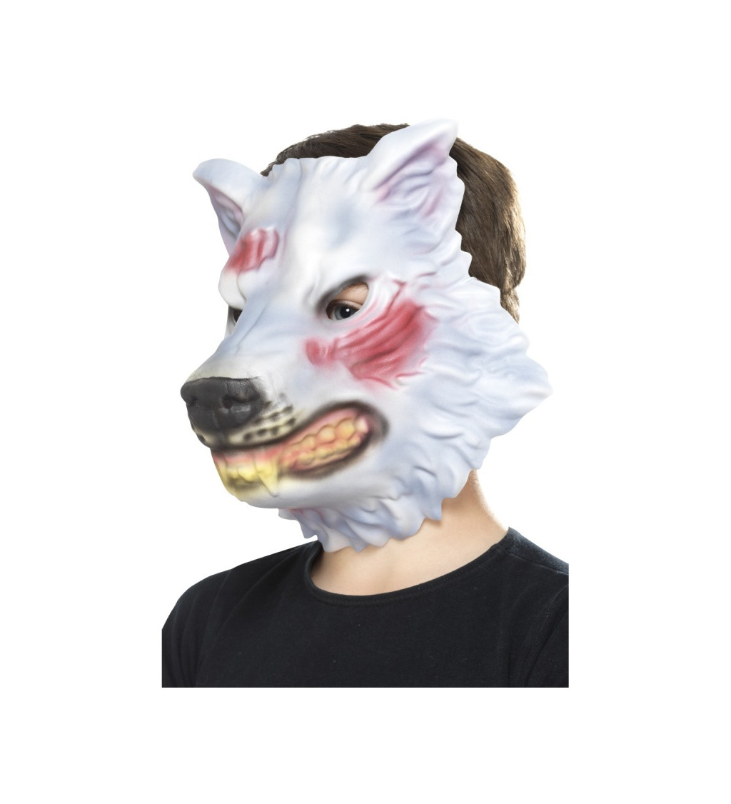 Plastická party maska Vlk