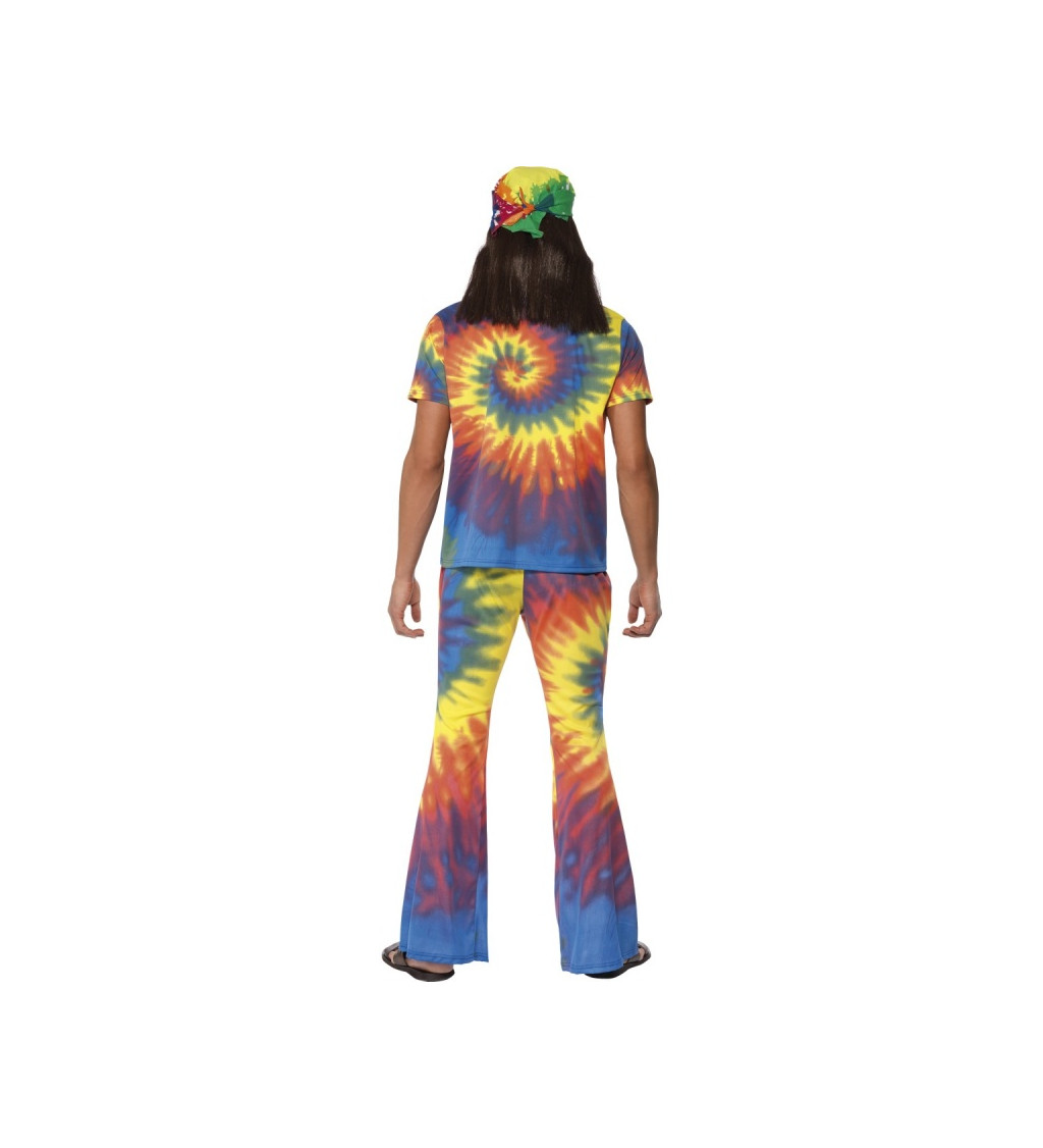 Kostým "Hippie duhový - pánský"