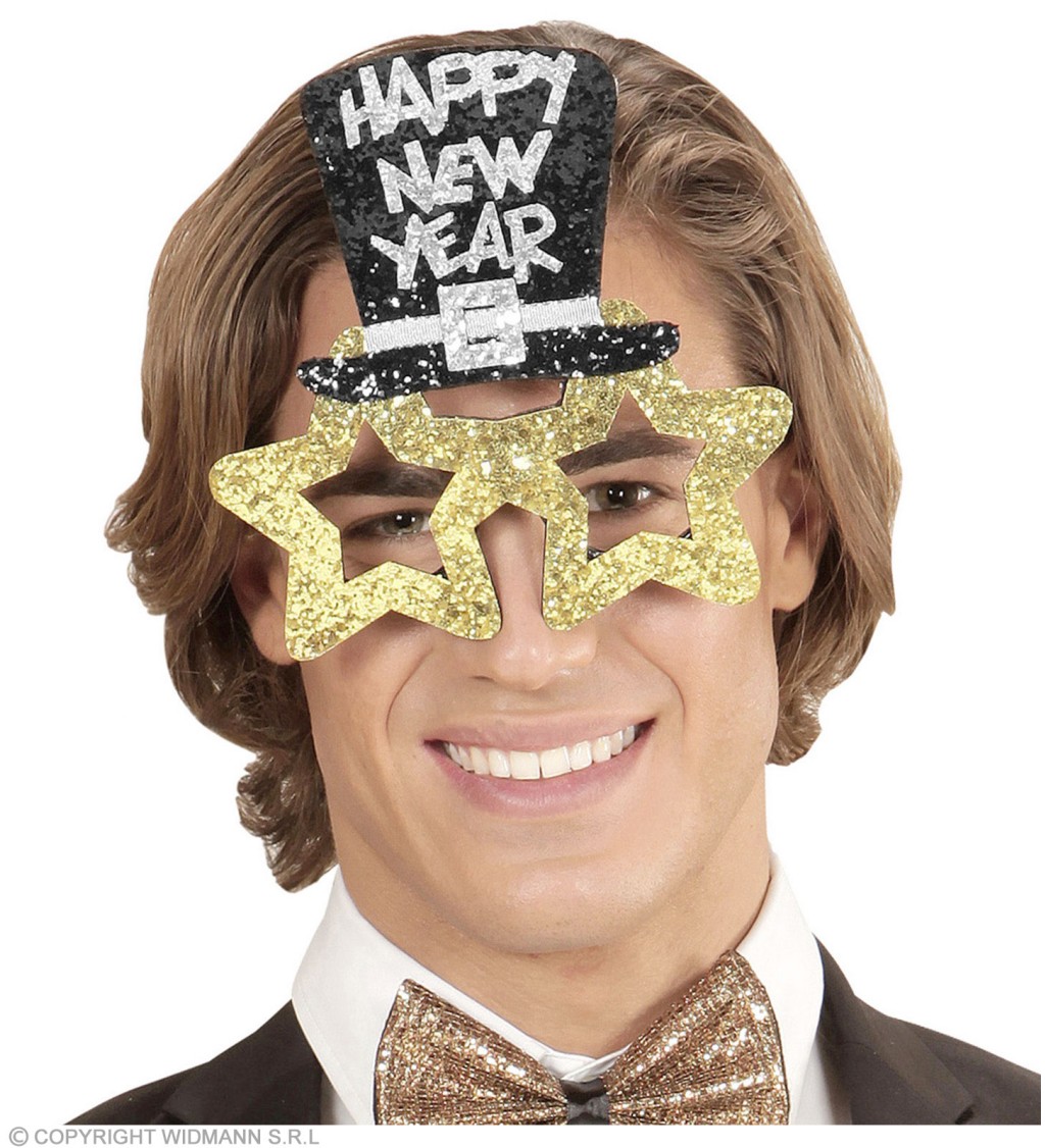 Brýle Nový rok - zlaté
