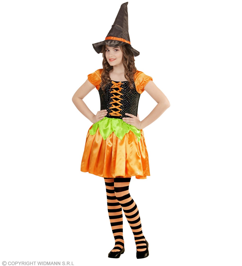 Dětský kostým "Halloweenská čarodějka"