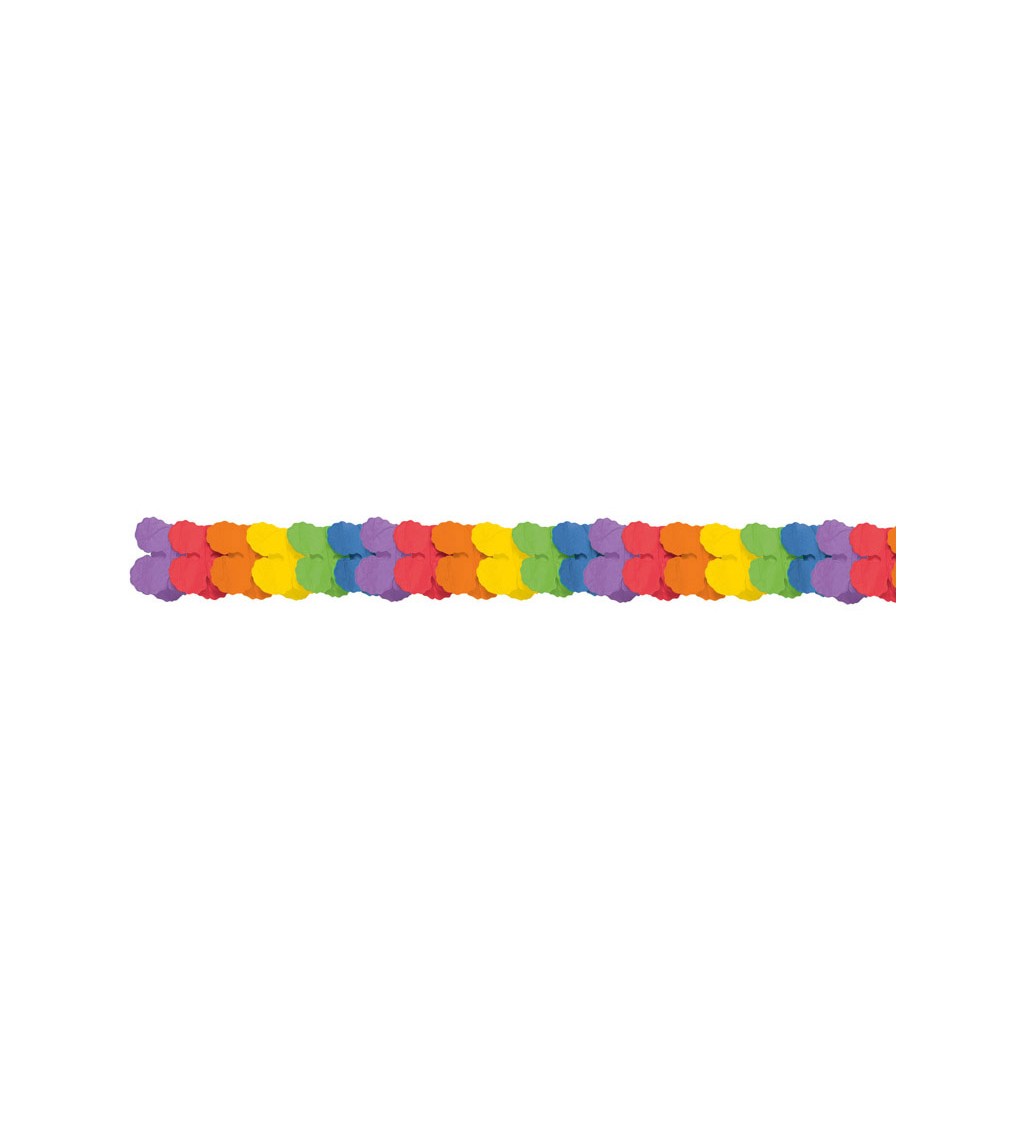 Girlanda - papírová barevná II