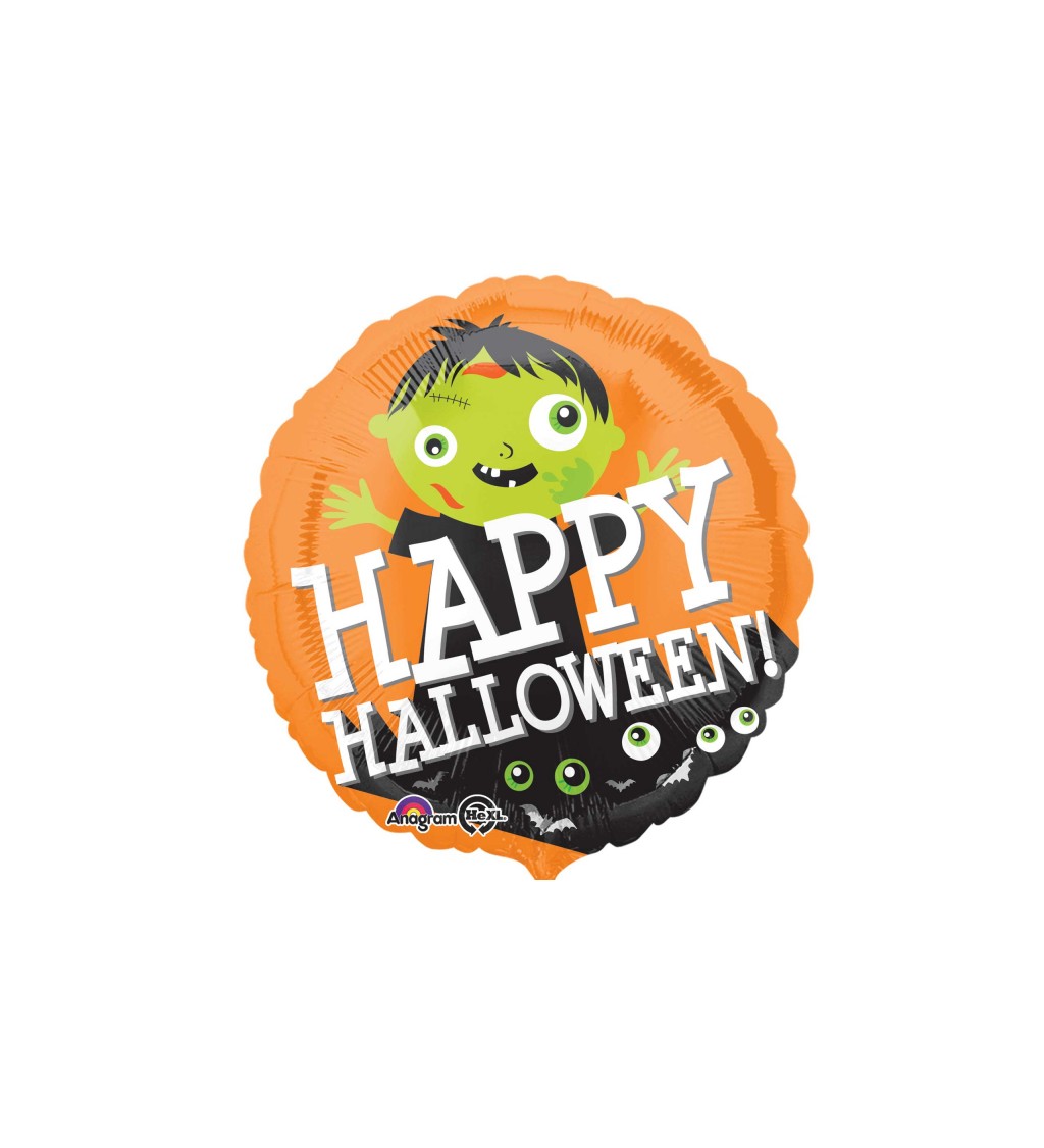 Balonek Happy Halloween - Zombie
