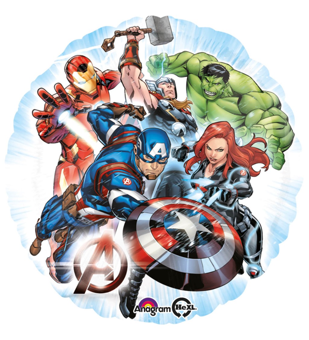 Balonek Avengers - velký kulatý II