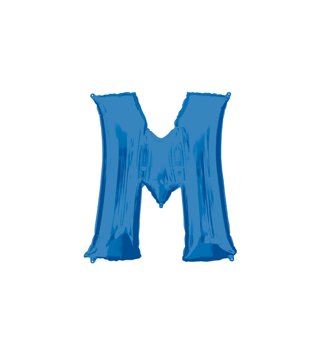 Balonek "M" - modrý