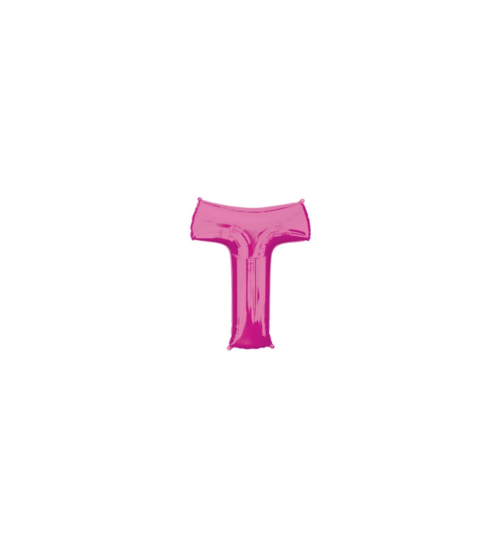 Balonek "T" - růžový