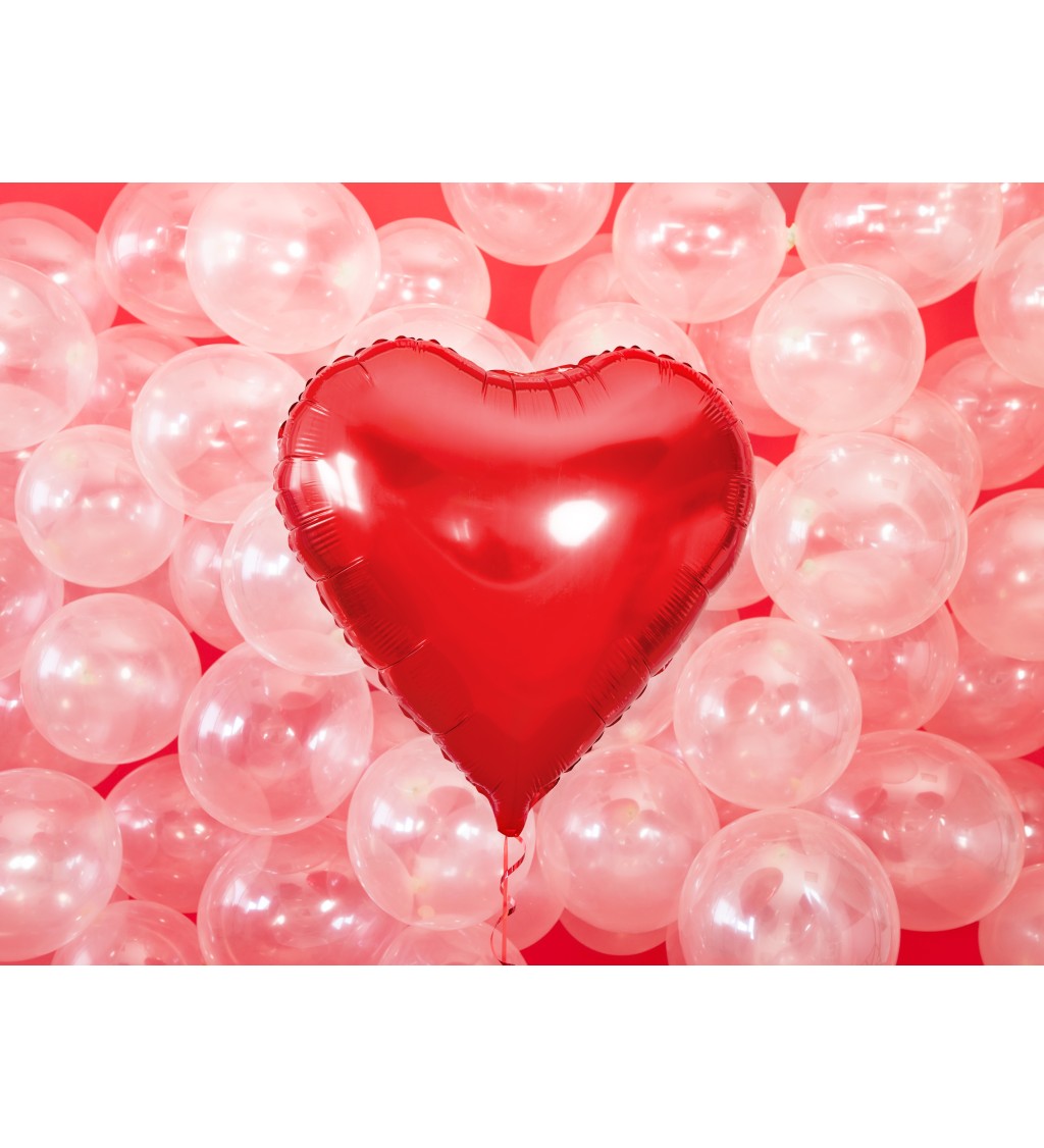 Fóliový balónek Červené srdce II