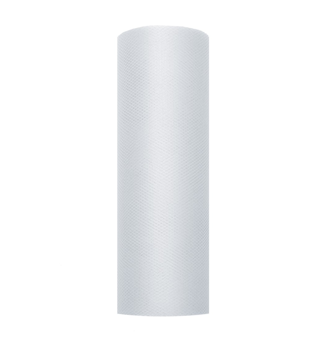 Dekorativní tyl - světle šedý (15cm)