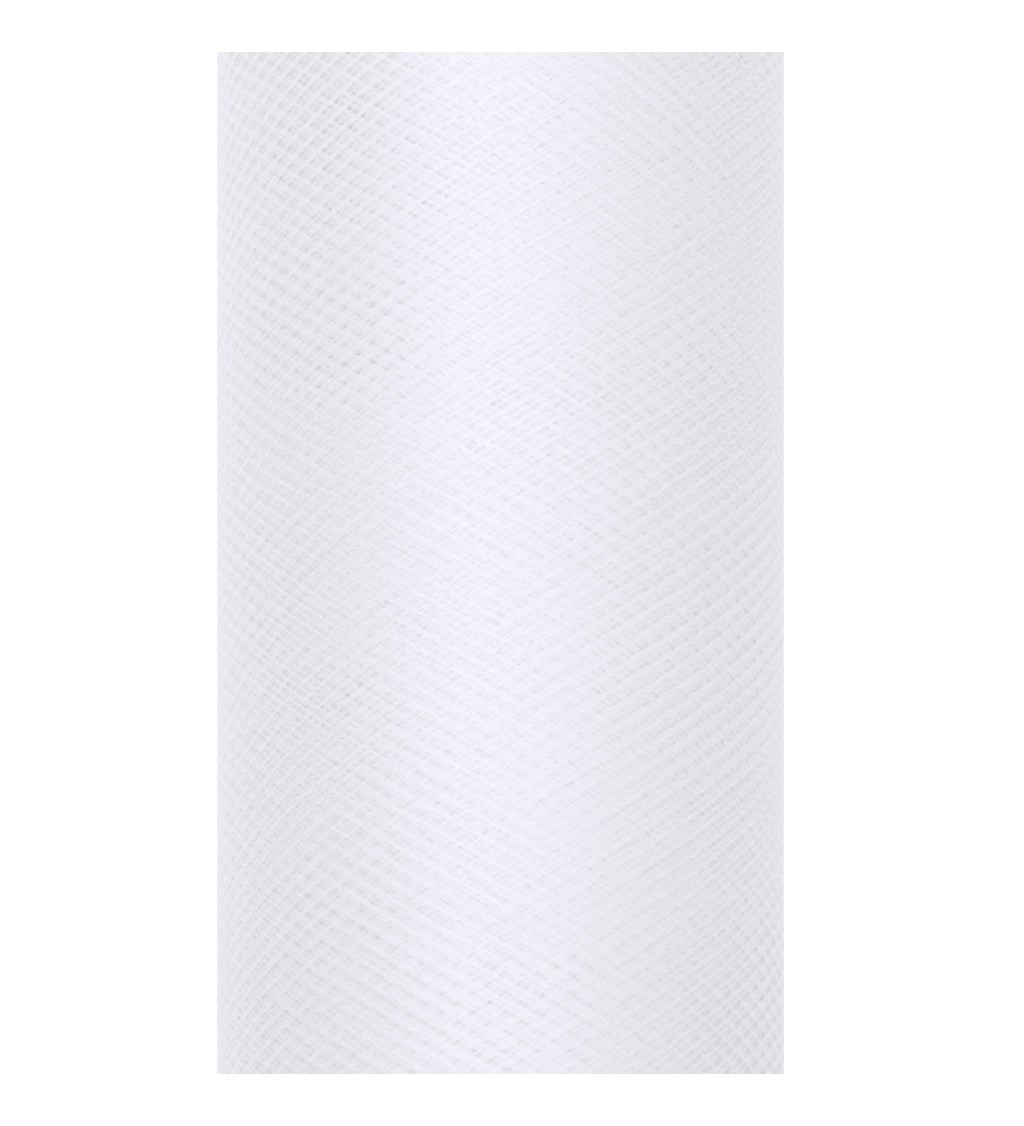 Dekorativní tyl - bílý (30cm)