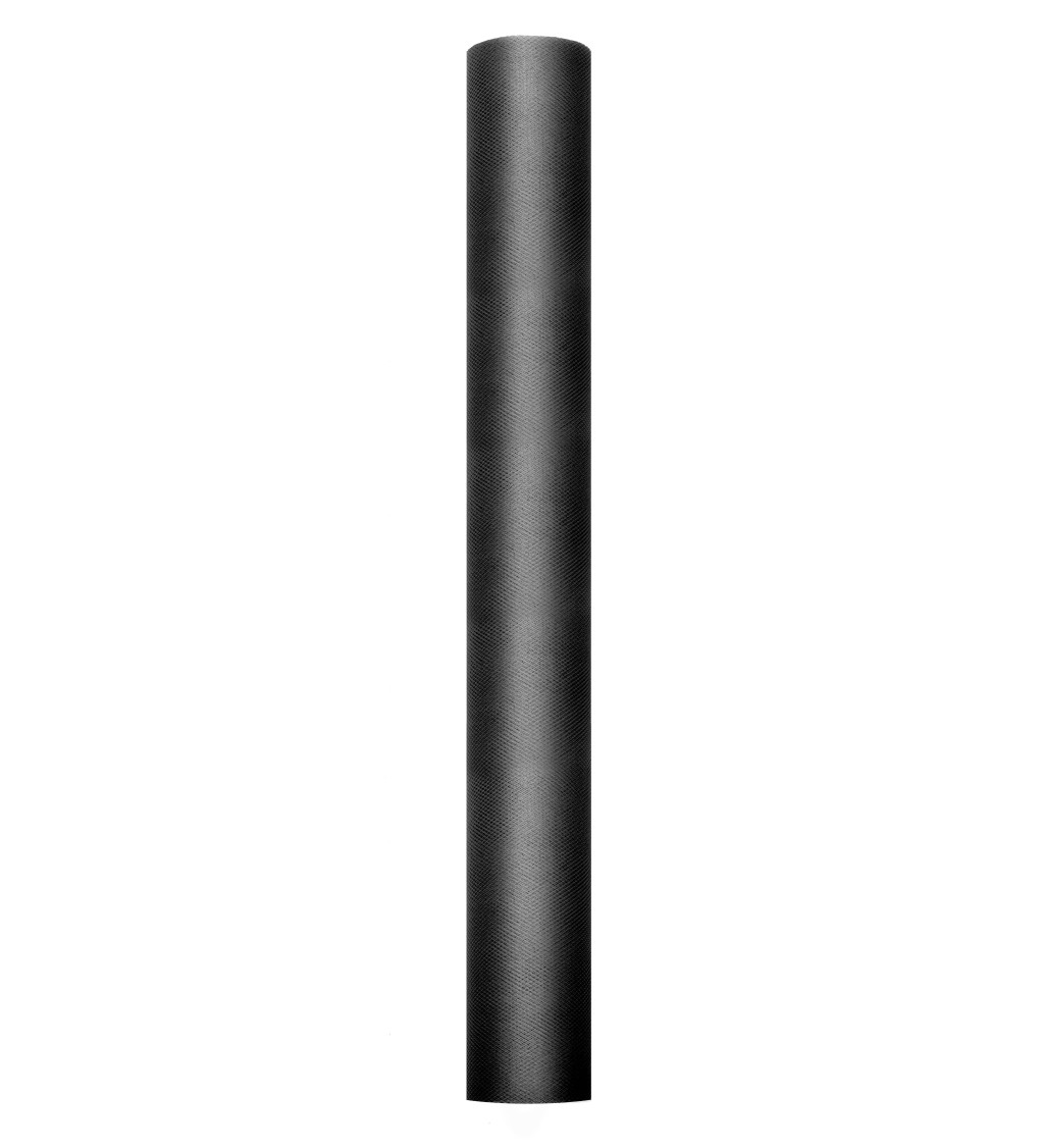 Dekorativní tyl - černý (50cm)