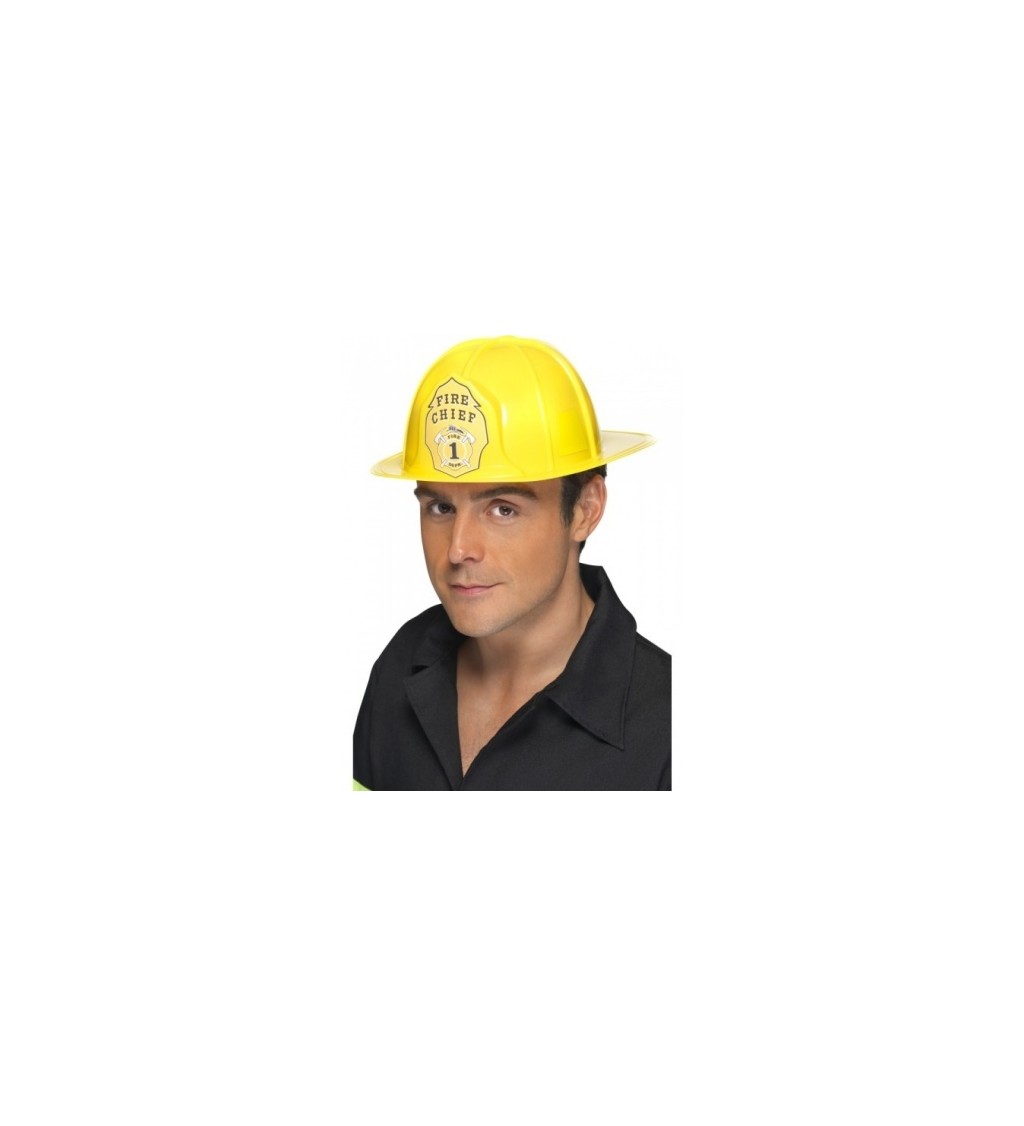 Helma hasič - žlutá