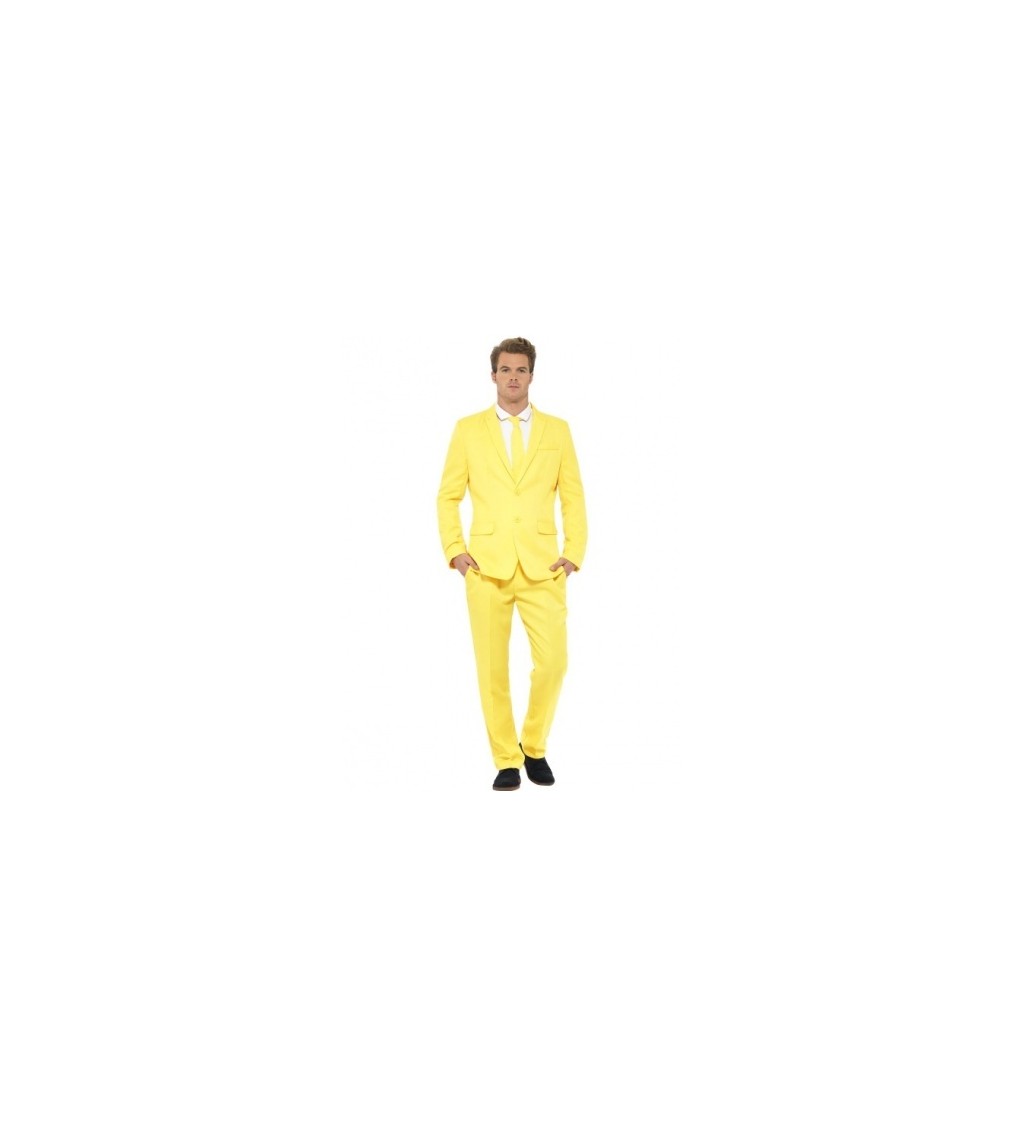 Pánský oblek - žlutý