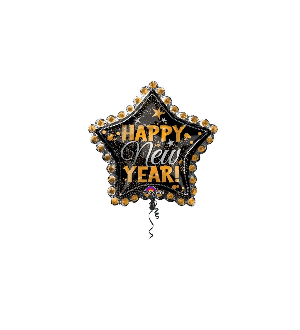 Balonek Nový rok VII - fóliový