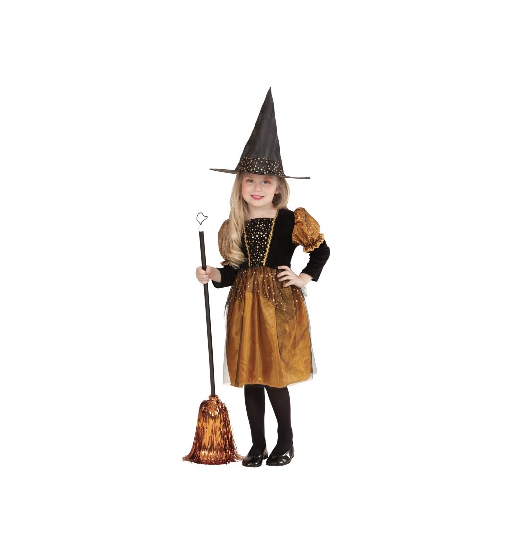 Dětský kostým "Půlnoční čarodějka"