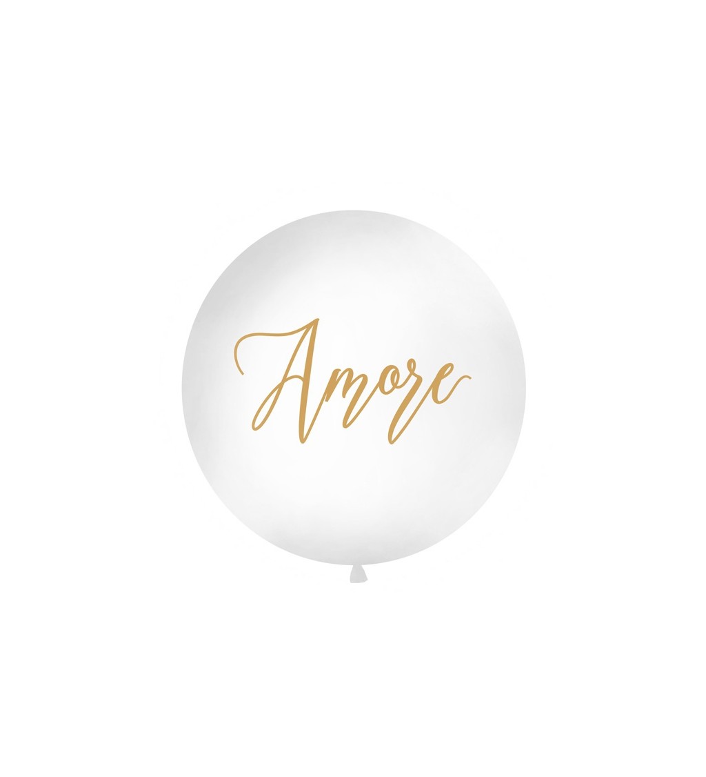 Balonek Amore - velký bílý