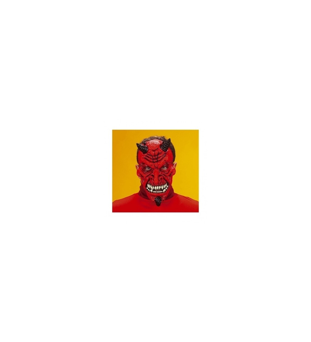 Maska Čert červený
