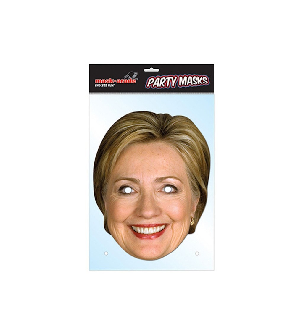 Party maska Hillary Clinton