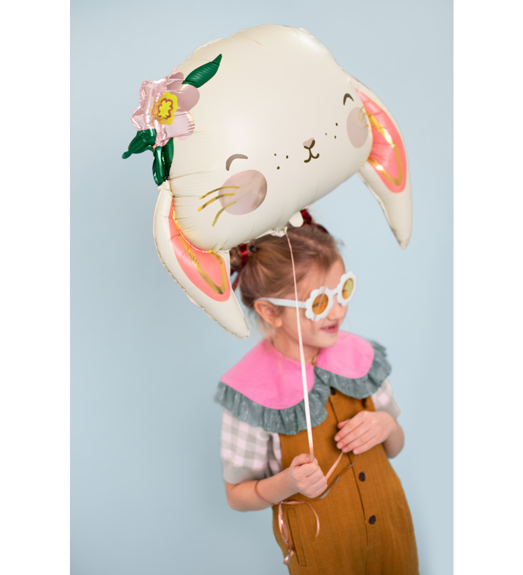 Fóliový balónek - hlava králíčka