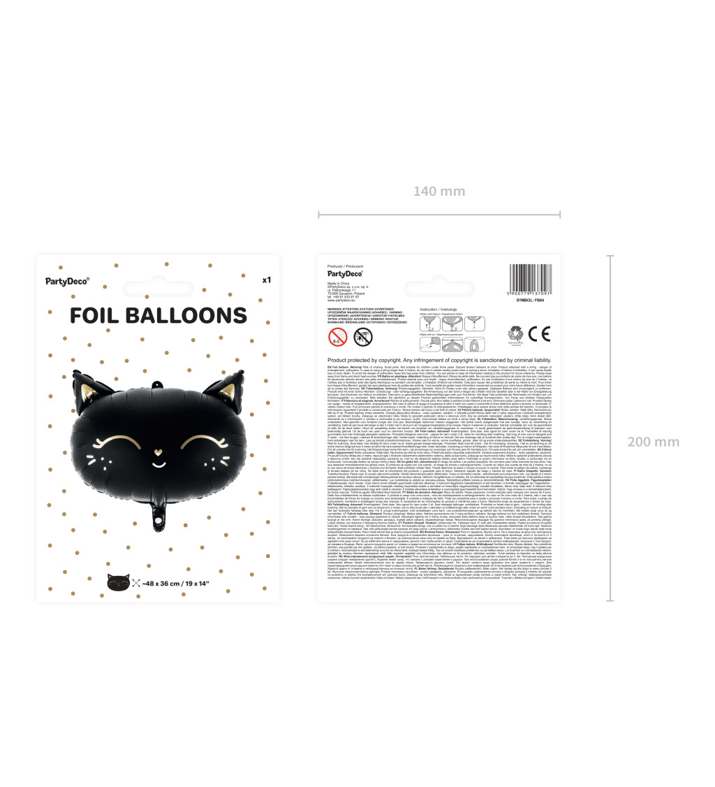 Kočka balonek