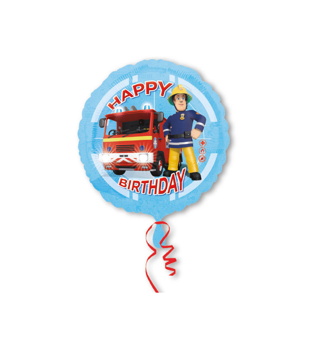 Balón s potiskem požárníka Sama