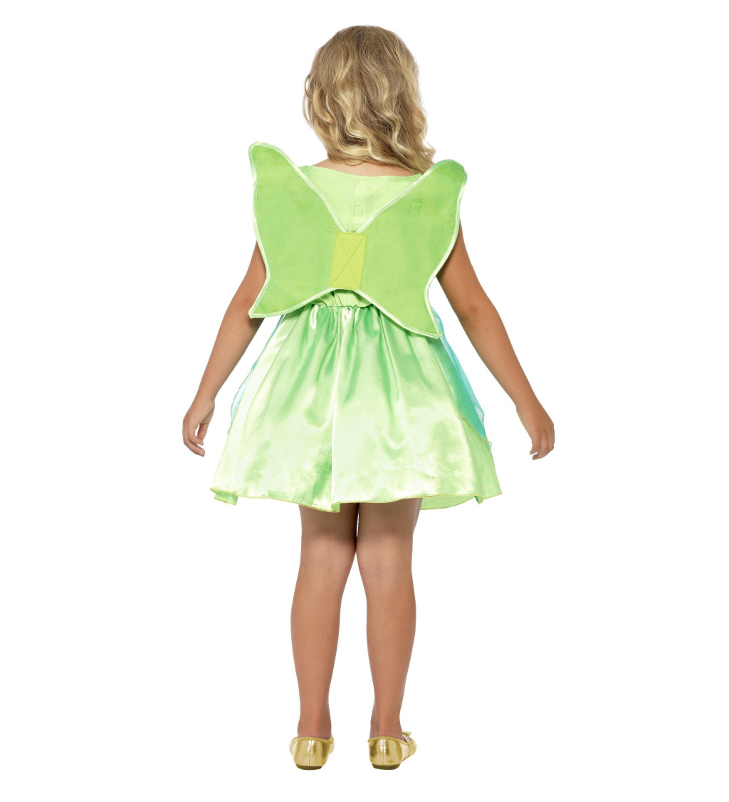 Zelená víla - dívčí kostým