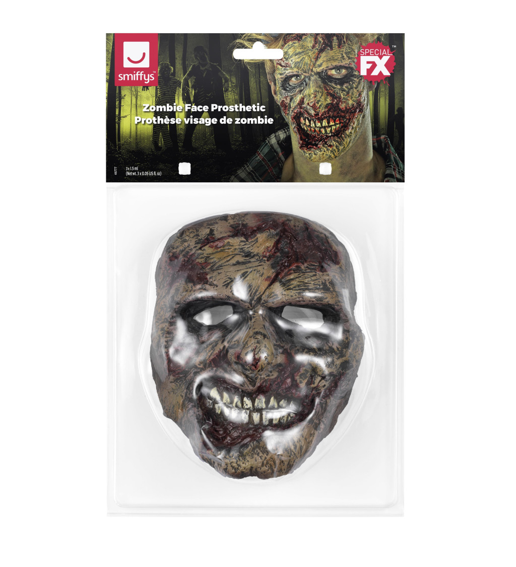 Maska nalepovací - Zombie