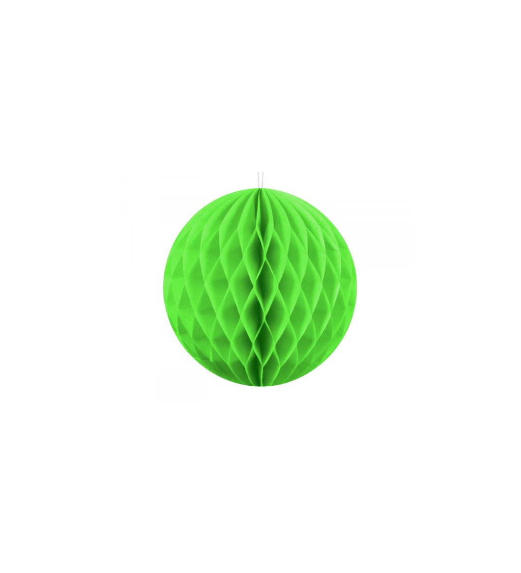 Dekorativní koule zelená - 40 cm