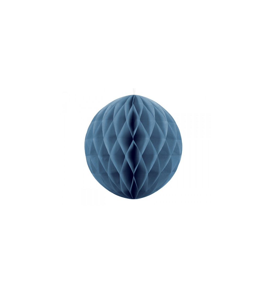 Dekorativní koule modrá - 40 cm