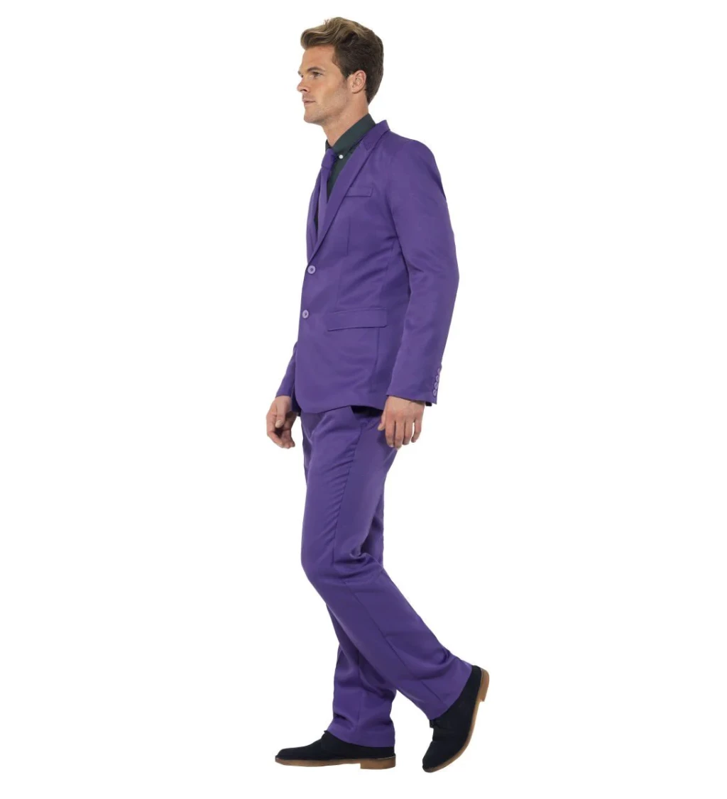 Pánský oblek - fialový