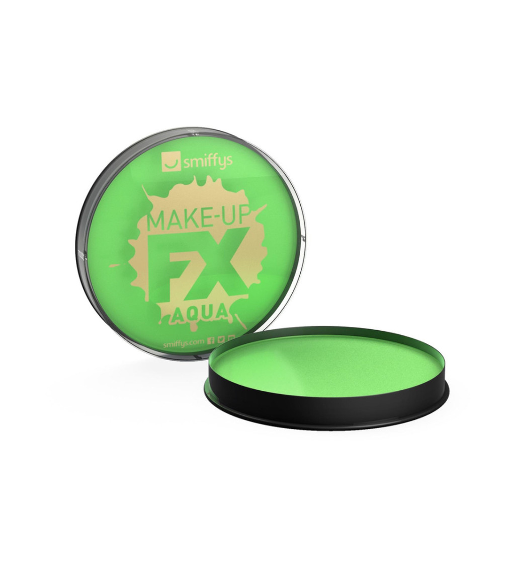Make-up - jasně zelený