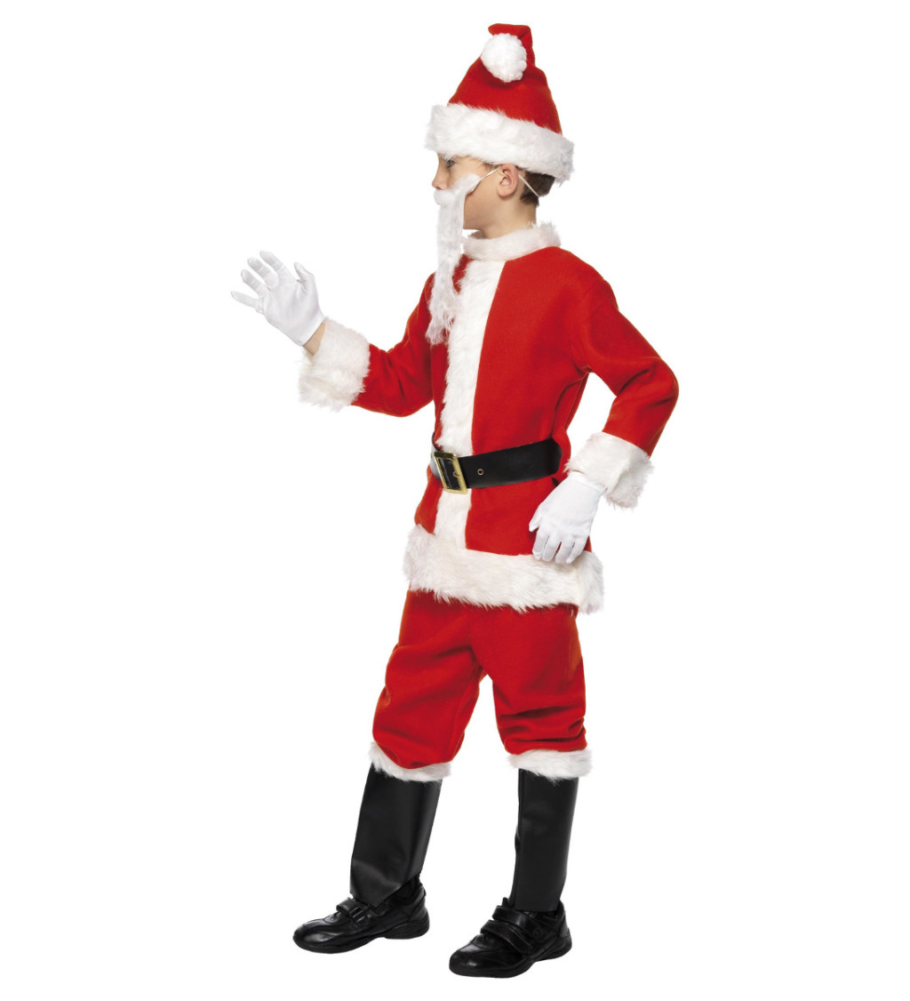 Dětský kostým "Santa superdeluxe"