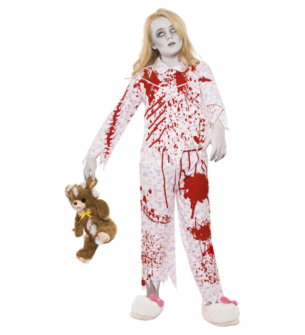 Halloween kostým pro děti - Hororová zombie dívka"