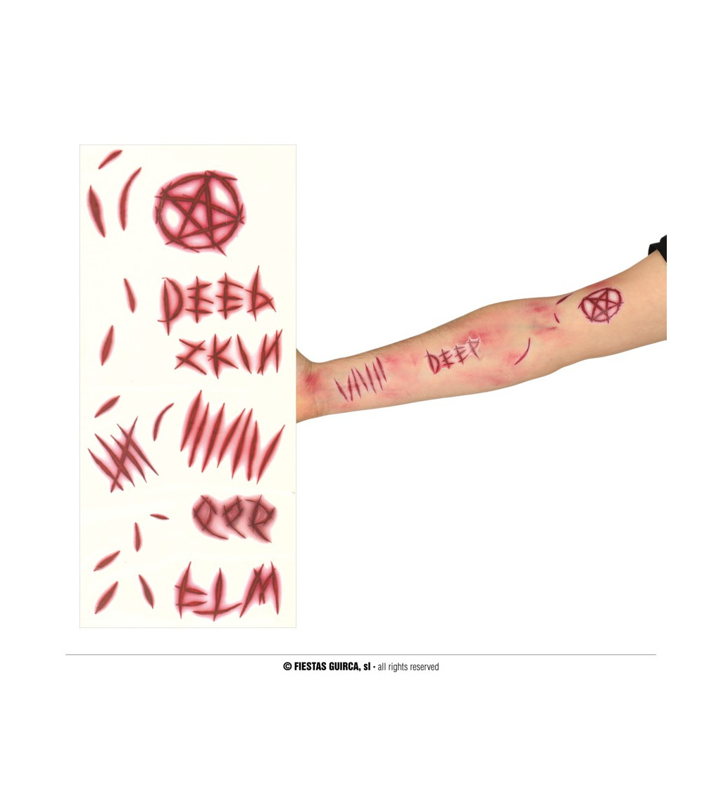 Tetování - rány od démona