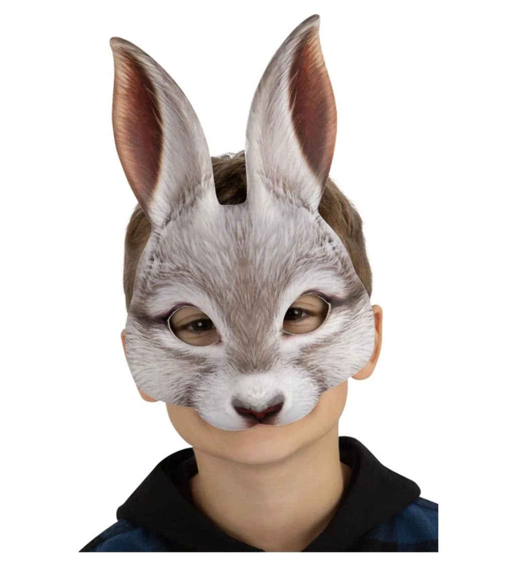 Dětská maska na obličej - zajíc