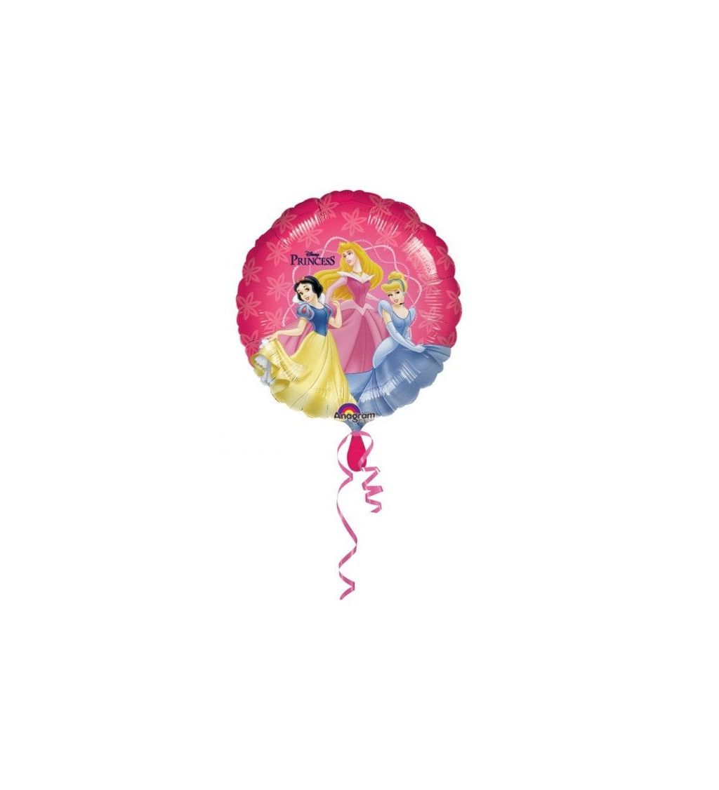 Disney princezny růžový balónek