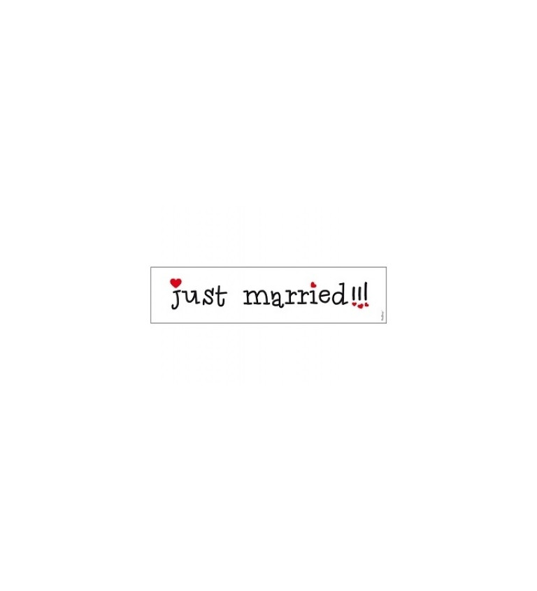 Cedule na auto - Just married
