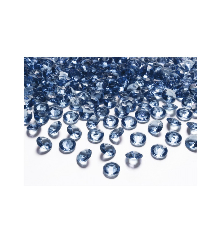 Dekorativní diamanty mini - tmavě modré