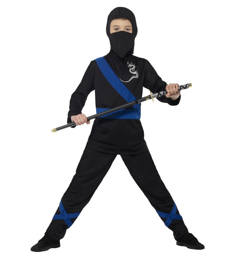 Dětský kostým "Modrý Ninja"