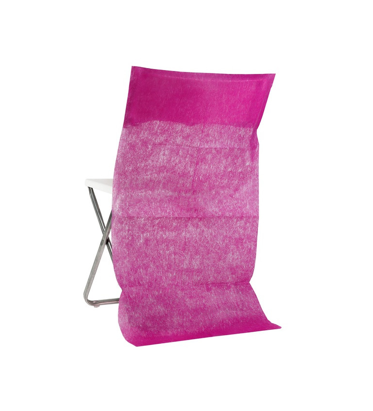 Růžový potah na židli