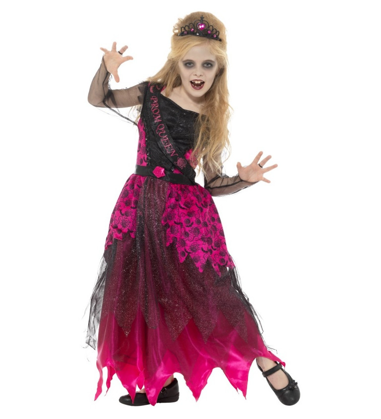 Dětský kostým "Královna horor plesu"