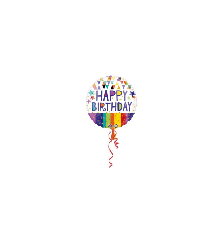 Narozeninový balón - Happy birthday