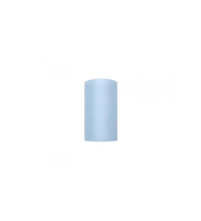Dekorativní tyl - světle modrý (8cm)