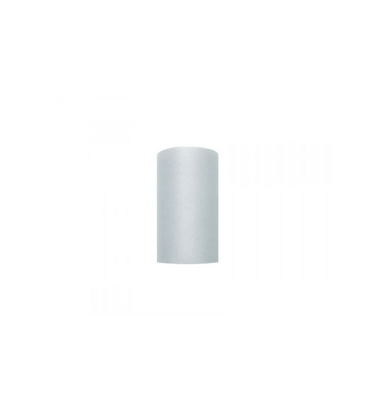 Dekorativní tyl - šedý (8cm)