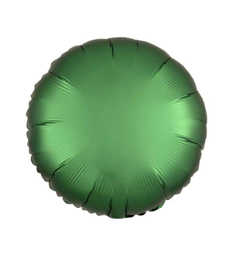 Fóliový balónek ve tvaru kola - smaragdový