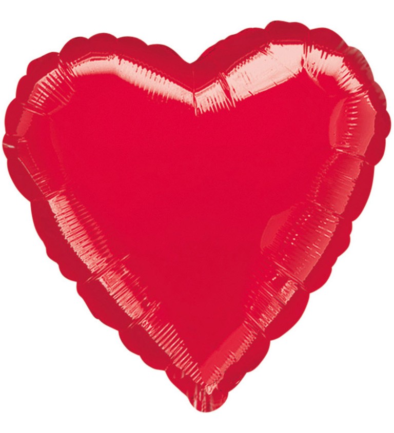 Balonek červené srdce - mini